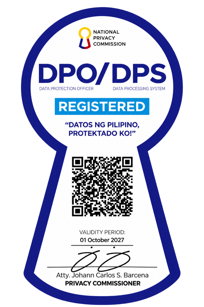 National Privacy Commission DPO/DPS Registered Seal